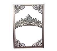 Matrices de découpe en métal avec couverture de couronne, pochoir pour scrapbooking, album, timbre, cartes en papier, fournitures de fabrication de cartes pour adultes