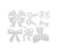 Matrices de découpe en métal avec nœuds en forme de nœud - Pochoirs pour gaufrage carte de découpe dossier scrapbooking S4 x 2 artisanat décoration Die R Cut voeux