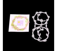 Matrices de découpe en métal de 13 x 7 cm en forme de couronne pour scrapbooking, gaufrage, album photo, décoration de cartes