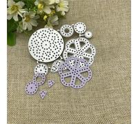 Matrices de découpe en métal de 7,2 x 7,9 cm, motif patin à fleurs, étiquettes, scrapbooking, fabrication de cartes, loisirs créatifs, pochoirs