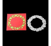 Matrices de découpe en métal de 7,7 x 7,4 cm en forme de couronne pour scrapbooking, gaufrage, album photo, décoration de cartes