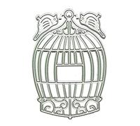 Matrices de découpe en métal en forme de cage à oiseaux, pochoir pour scrapbooking, album, papier et cartes