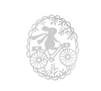 Matrices de découpe en métal en forme de couronne de Pâques - Pochoir pour scrapbooking, timbre, carte en papier, gaufrage, décoration, papier