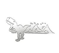 Matrices de découpe en métal en forme de dinosaure - Pour cartes de vœux, messages, albums photos, fabrication de cartes de bénédiction