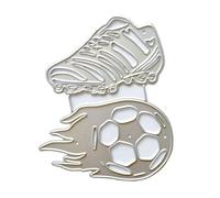 Matrices de découpe en métal en forme de football pour scrapbooking, cartes, gaufrage, album photo, décoration, loisirs créatifs