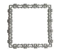 Matrices de découpe en métal en forme de patte pour scrapbooking, album, timbre, cartes, gaufrage, décoration, artisanat, poudre et sucre avec couvercle