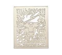 Matrices de découpe en métal en forme de tête de vache - Pochoir de gaufrage en acier au carbone - Pochoir pour scrapbooking - Matrices de découpe en métal
