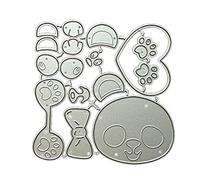 Matrices de découpe en métal en forme d'ourson mignon pour scrapbooking, pochoirs, cartes, gaufrage, albums de découpes, matrices en métal pour scrapbooking