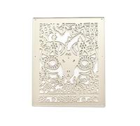 Matrices de découpe en métal, matrices de découpe de tête de vache, pochoirs, modèle de découpe pour bricolage, Scrapbooking, carte d ' album en papier, artisanat de gaufrage Metal Die Cuts