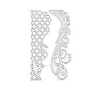 Matrices de découpe en métal motif fleur fond pochoir bricolage scrapbooking album tampon papier Ca