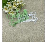 Matrices de découpe en métal My First Holy Frames de 10,7 x 8 cm, pour étiquettes, scrapbooking, fabrication de cartes, loisirs créatifs, pochoirs