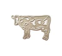 Matrices de découpe en métal, pochoir de gaufrage de vache, pour la fabrication de cartes, Scrapbooking, papier artisanal, modèle de bricolage, moule fait à la main Metal Die Cuts