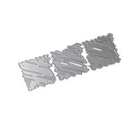 Matrices de découpe en métal pour aquarelle, pochoirs pour scrapbooking, album, carte, décoration, aquarelle, en acier au carbone, pour décoration de journal, papier