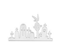 Matrices De Découpe En Métal Pour Décoration D'halloween, Moule De Pierre Tombale Pour Scrapbooking, Modèle De Gaufrage De Journal Intime, Bricolage De Cartes Artisanales T D2n1