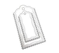 Matrices de découpe en métal pour étiquettes, pochoirs, projets | Robuste, utilisation de longue durée, cartes faites à la main, albums, invitations, scrapbooking, cadeaux, designs