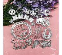 Matrices de découpe en métal pour la fabrication de cartes, gaufrage pour scrapbooking