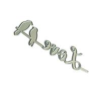 Matrices de découpe en métal pour scrapbooking, fabrication de cartes, décorations en métal, motif oiseaux amoureux pour scrapbooking, décoration d'albums