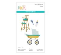 Matrices de découpe gravées pour accessoires de bébé avec des histoires simples