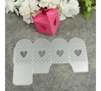 Matrices de découpe Love Box de 13,2 x 20,9 cm pour la fabrication de cartes, le scrapbooking, la décoration, le gaufrage