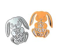 Matrices de Découpe Pâques, Dies de Découpe Pâque Matrice de Découpe Lapin Oeuf Cutting Dies Scrapboooking en Métal DIY Gaufrage Pochoirs Découpage Pour DIY Artisanat Album Photo Cartes