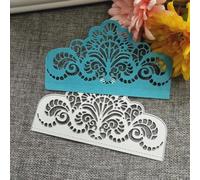 Matrices de découpe pour cartes d'invitation - 15,2 x 8,2 cm - Pochoir pour scrapbooking, gaufrage, loisirs créatifs