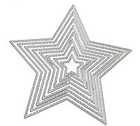 Matrices de découpe pour la fabrication de cartes, pochoirs de découpe pour bricolage, scrapbooking, album photo, gaufrage décoratif, pour la fabrication de cartes + broche mignonne (8 pièces)