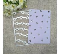 Matrices de découpe rectangulaires en métal pour scrapbooking, gaufrage, cartes de vœux, décoration d'album, 10 x 15 cm