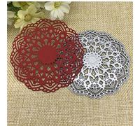 Matrices de découpe rondes en dentelle pour la fabrication de cartes, pochoirs de découpe pour bricolage, scrapbooking, album photo, papier de gaufrage décoratif, pour la fabrication de cartes