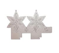 Matrices de Découpe Scrapbooking, Matrice Découpe Lanterne Noël 3D Boîte Cutting Dies Noel Métal Dies de Decoupes 3D Pochoirs de Découpe Décoration pour Artisanat Fête Noël Anniversaire