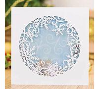 Matrices de découpe YunTrip pour la fabrication de cartes, motif flocon de neige en métal, pochoir pour bricolage, scrapbooking, gaufrage, album photo, cartes en papier, loisirs créatifs, décoration