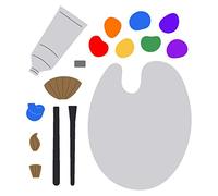 Matrices de peinture et de palette pour la fabrication de cartes, le scrapbooking, les outils de peinture les pochoirs de découpe, les travaux manuels, la décoration d'albums