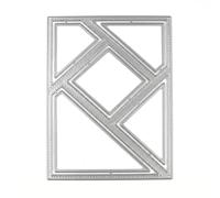 Matrices pour la fabrication de cartes matrices de découpe en métal bricolage- découpe puzzle rectangulaires pour fournitures scrapbooking et fabrication cartes