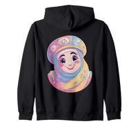 Matriochka Poupée Russe gigogne Personnage Folklorique Visage Graphique Sweat à Capuche
