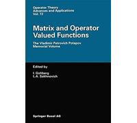 Matrix And Operator Valued Functions