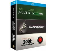 Matrix + Blade Runner + 2001 : l'odyssée de l'espace COFFRET BLU-RAY NEUF