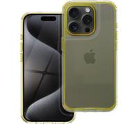 Matrix Clear Case Étui pour téléphone portable compatible avec l'iPhone 16e (SE 4 2025) Jaune