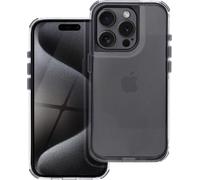 Matrix Clear Case Étui pour téléphone portable compatible avec l'iPhone 16e (SE 4 2025) Noir