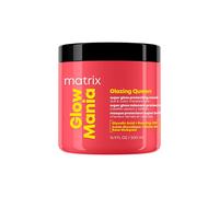 Matrix Glow Mania Super Gloss Protecting Mask - Prot ge la lueur et la brillance avec de l'acide glycolique et de l'huile de rosehip pour les che