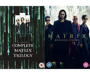 Matrix Quadrilogy Collection DVD - Complete Matrix Trilogy, The Matrix Resurrection DVD - Matrix 1-4 Complete Collection DVD