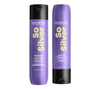 Matrix, Routine Neutralisante pour Cheveux Blancs & Blonds, Colorés ou Naturels, Neutralise les Reflets Indésirables, Blond Lumineux, Pigments Violets, So Silver