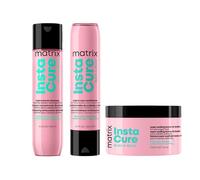 MATRIX - Routine Réparatrice - Shampoing + Après-Shampoing + Baume - Répare et Renforce les liaisons, Adoucie et Lisse - Instacure Build-A-Bond