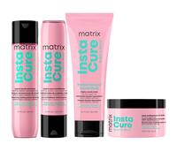 MATRIX - Routine Réparatrice - Shampoing + Après-Shampoing + Masque + Baume - Répare et Renforce les liaisons, Adoucie et Lisse - Instacure Build-A-Bond