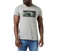 Matrix T-Shirt Homme Neo Stop The Time», Couleur : Gris Melange, Taille XL