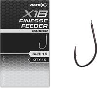 Matrix X1B Finesse Feeder Barbed Hooks - 14