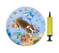 Matro Sensoriel 'eau de chat - Fou sensation d'eau de chat, tapis de glace reimpliqués à un animal de compagnie inflable pour chats avec design d'âme, artefact de réclamation, coussin gonflable, PVC