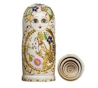 Matryoshka Lot de 10 figurines russes en bois peintes à la main - Véhicules en bois pour poupées d'exposition
