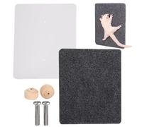 Mats de grimpantes de Planeur de Sucre - Fibre de Polyester 7,48 Pouces | Accessoires de Cage Sugār lider avec l'usure, Multifonctionnel, sans miettes, Jouets Šugar Glıder pour meulage de Garr