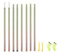 Mâts de parasol - vidaXL - 2 pcs 200 cm - Acier galvanisé - Or