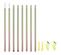 vidaXL Mâts de parasol 2 pièces 250 cm Acier galvanisé
