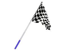 Mâts télescopiques à main - Bannière en acier inoxydable | Drapeau portable extensible | Poignée télescopique antidérapante | 1,6 m léger avec poignée ergonomique pour festival défilé